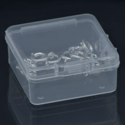 Gift To Love | Jewellery Springring Hooks Big | Color : Silver | Pcs : Set Of 10 Pc | Code : JSHS01-S