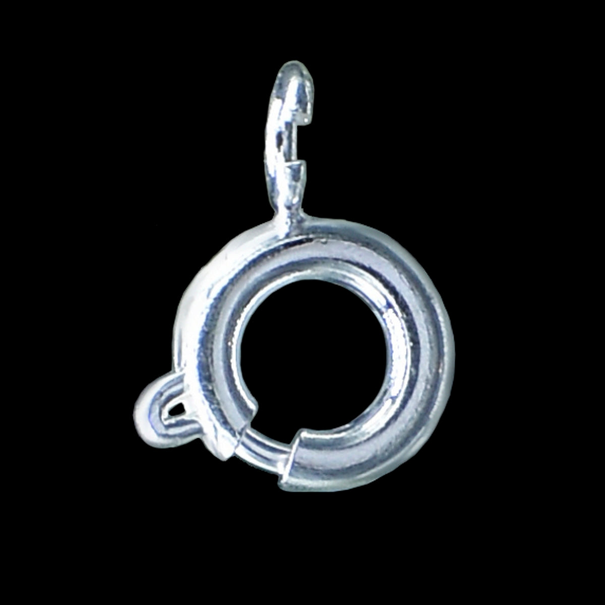 Gift To Love | Jewellery Springring Hooks Small | Color : Silver | Pcs : Set Of 10 Pc | Code : JSHS02