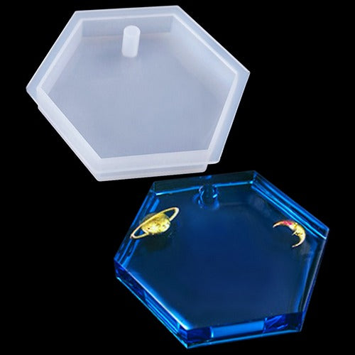 Gift To Love | Jags Silicone Mould Hexagon Shape Keychain | Code : JSM137