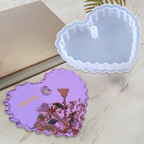 Gift To Love | Jags Silicone Mould Design Heart Shape Keychain | Code : JSM140
