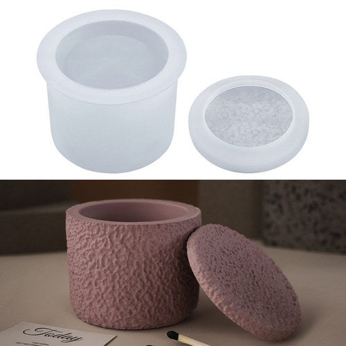 Gift To Love | Jags Silicone Mould Round Shape Jewellery Box | Code : JSM52