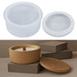 Gift To Love | Jags Silicone Mould Jewellery Box Round With Lid | Code : JSM53