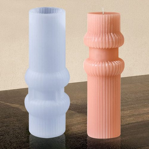 Gift To Love | Jags Silicone Mould Pillar Candle Design | Code : JSM63
