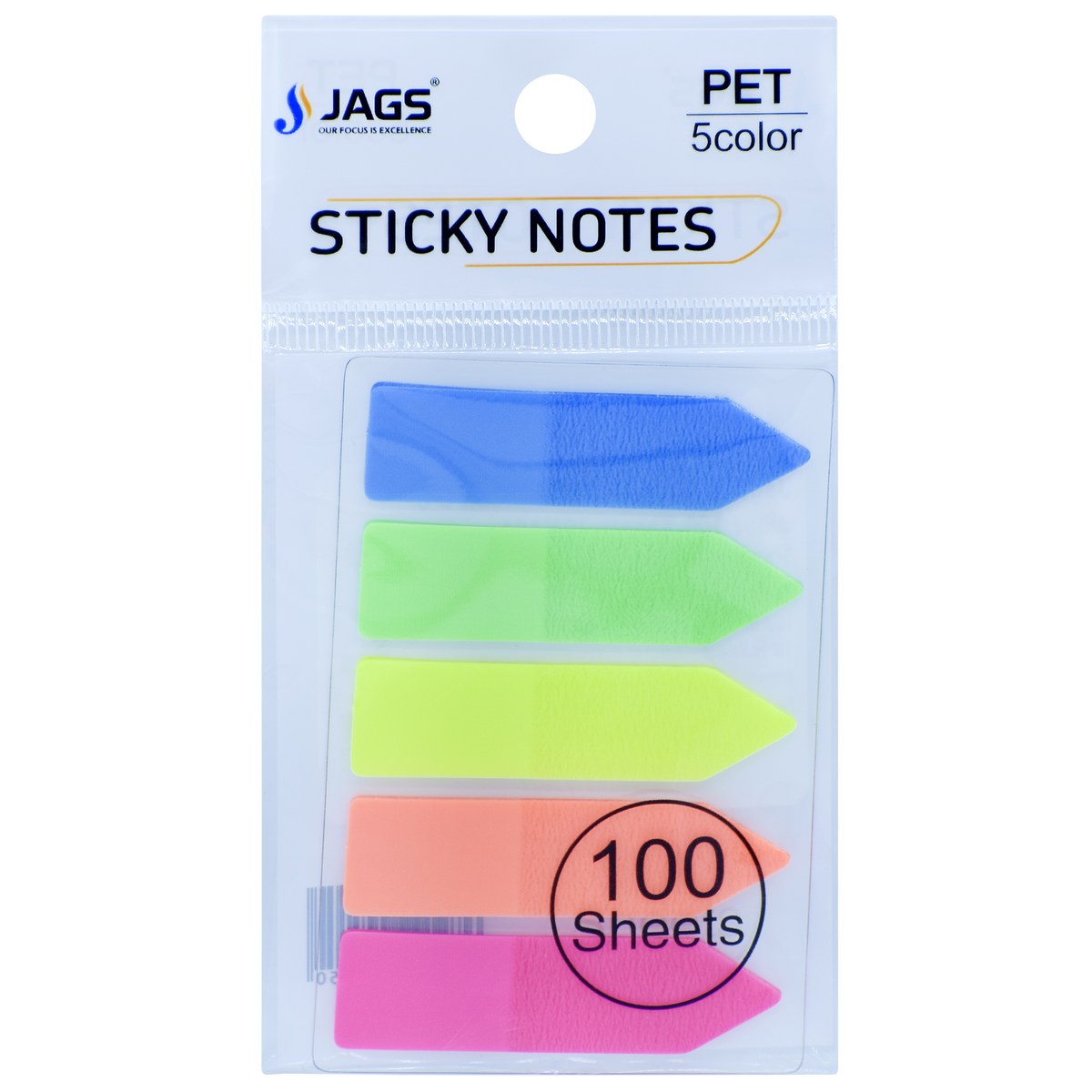 Gift To Love | Sticky Note Arrow Neon | Pcs : 100 Sheets Pack Of 5 Colour | Code : JSNA01