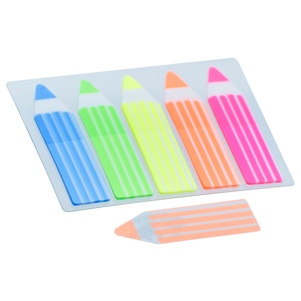 Gift To Love | Sticky Note Arrow Pencil Neon | Pcs : 100 Sheets Pack Of 5 Colour | Code : JSNA04