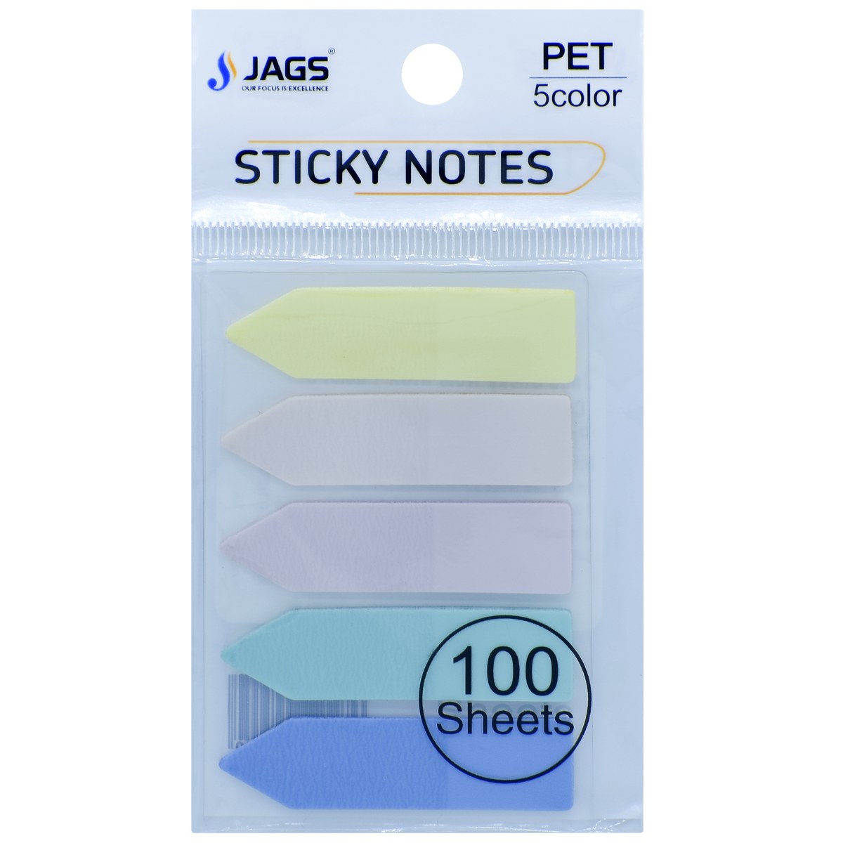 Gift To Love | Sticky Note Arrow Pastel | Pcs : 100 Sheets Pack Of 5 Colour | Code : JSNA05