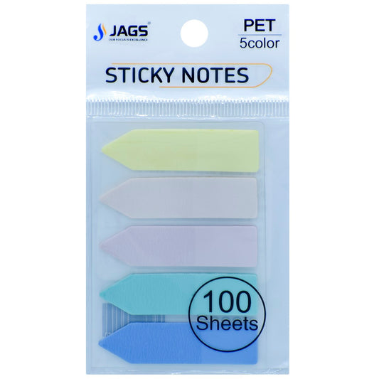 Gift To Love | Sticky Note Arrow Pastel | Pcs : 100 Sheets Pack Of 5 Colour | Code : JSNA05