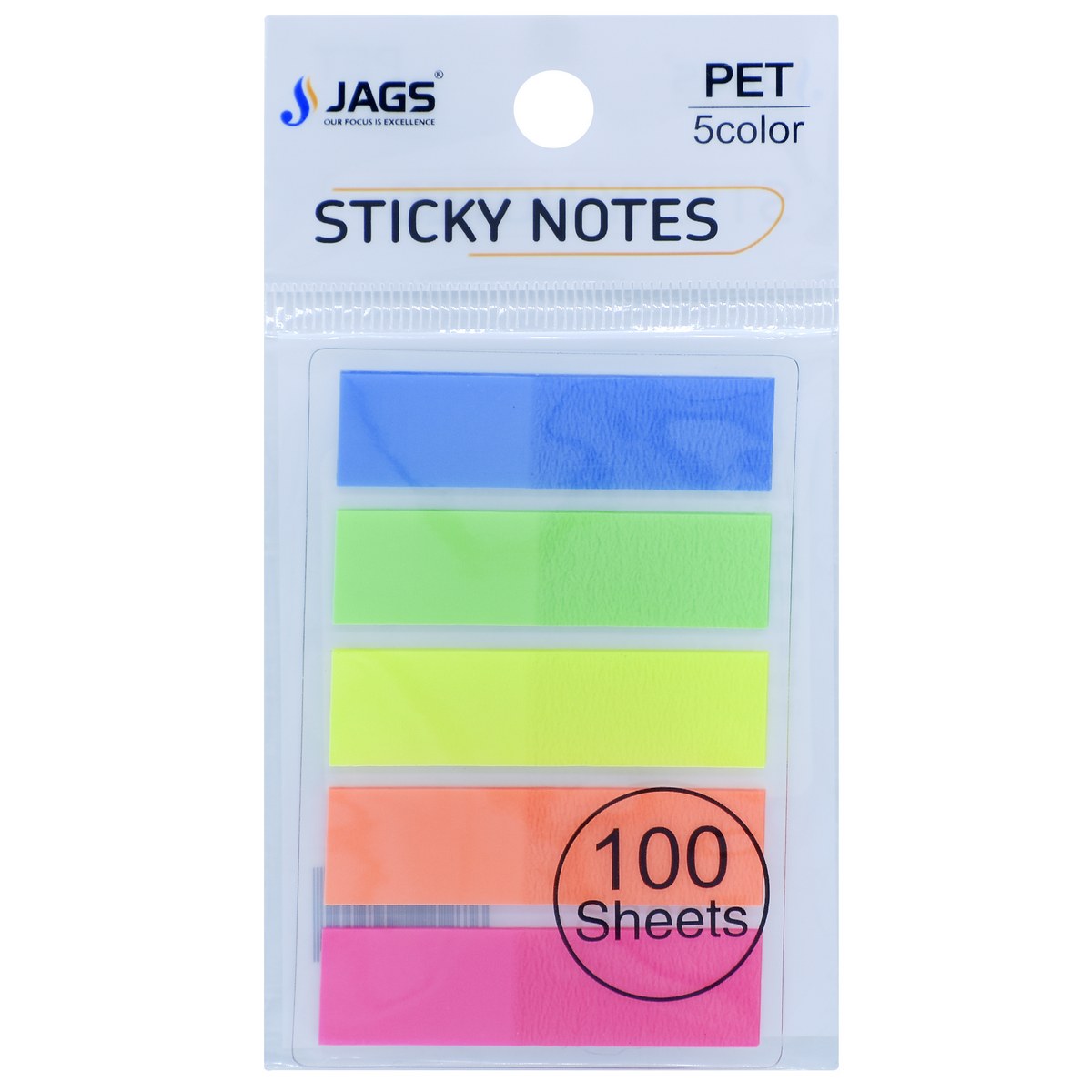 Gift To Love | Sticky Note Index Neon | Pcs : 100 Sheets Pack Of 5 Colour | Code : JSNA06