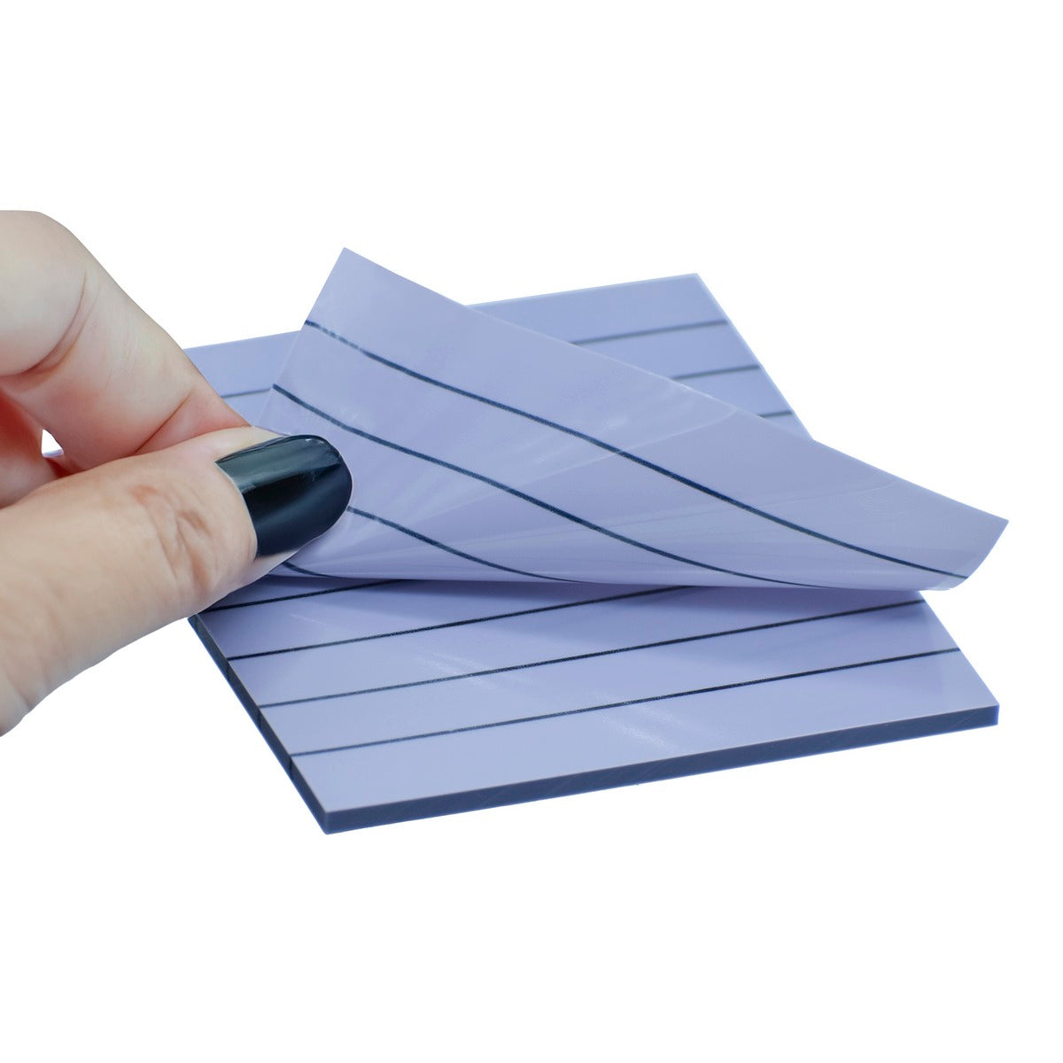 Gift To Love | Sticky Note Transparent Ruled | Size : 76 Mm X 76 Mm | Code : JSNT3X3RD