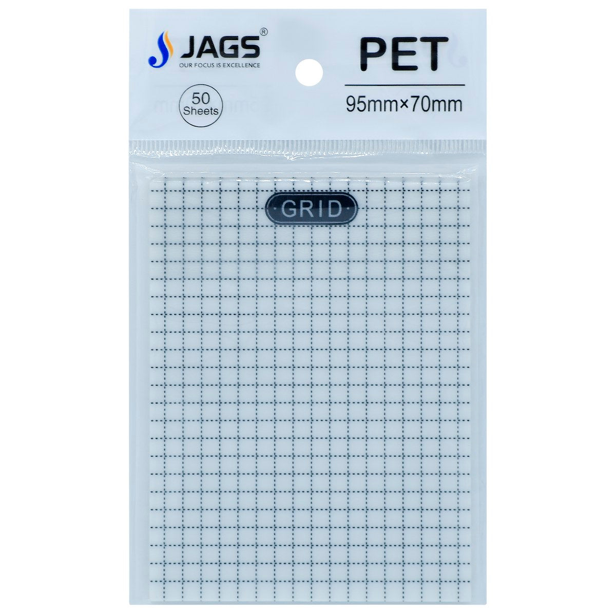 Gift To Love | Sticky Note Transparent Grid | Size : 95 Mm X 70 Mm | Pcs : 50 Sheets | Code : JSNT3X4GR