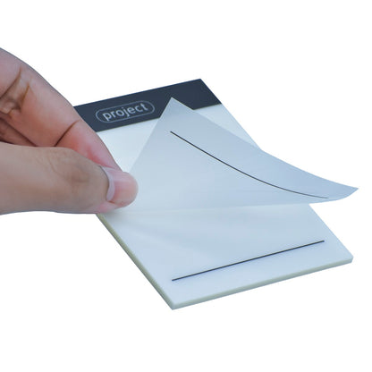 Gift To Love | Sticky Note Transparent Project | Size : 95 Mm X 70 Mm | Pcs : 50 Sheets | Code : JSNT3X4PT