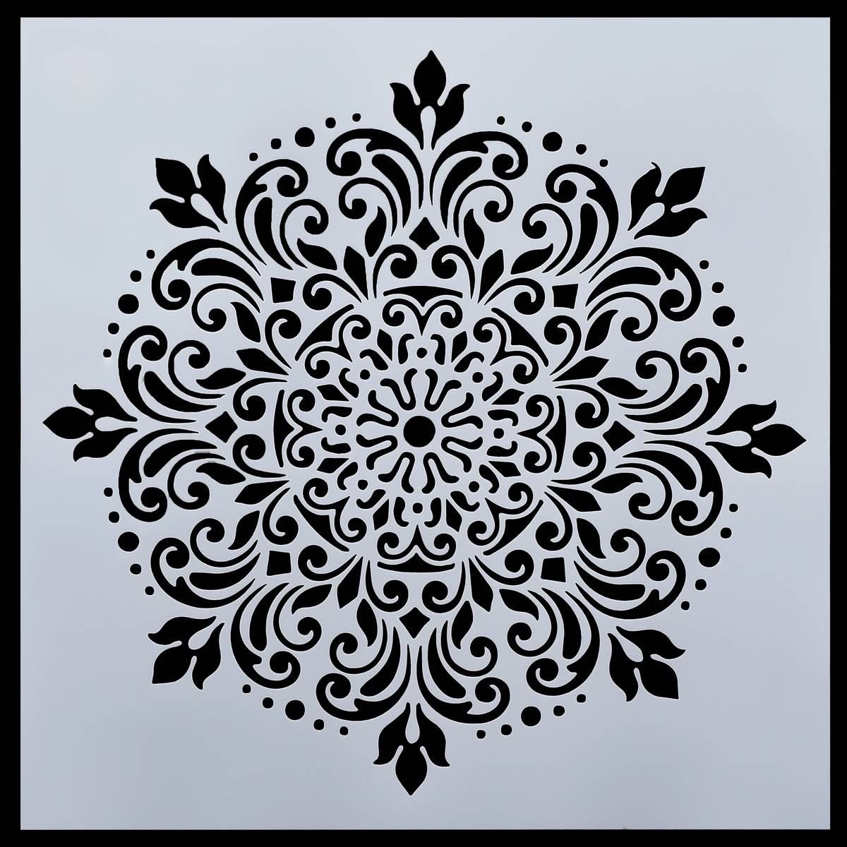 Gift To Love | Plastic Stencil Rangoli Design | Size : 10 X 10 | Code : JSP10-01