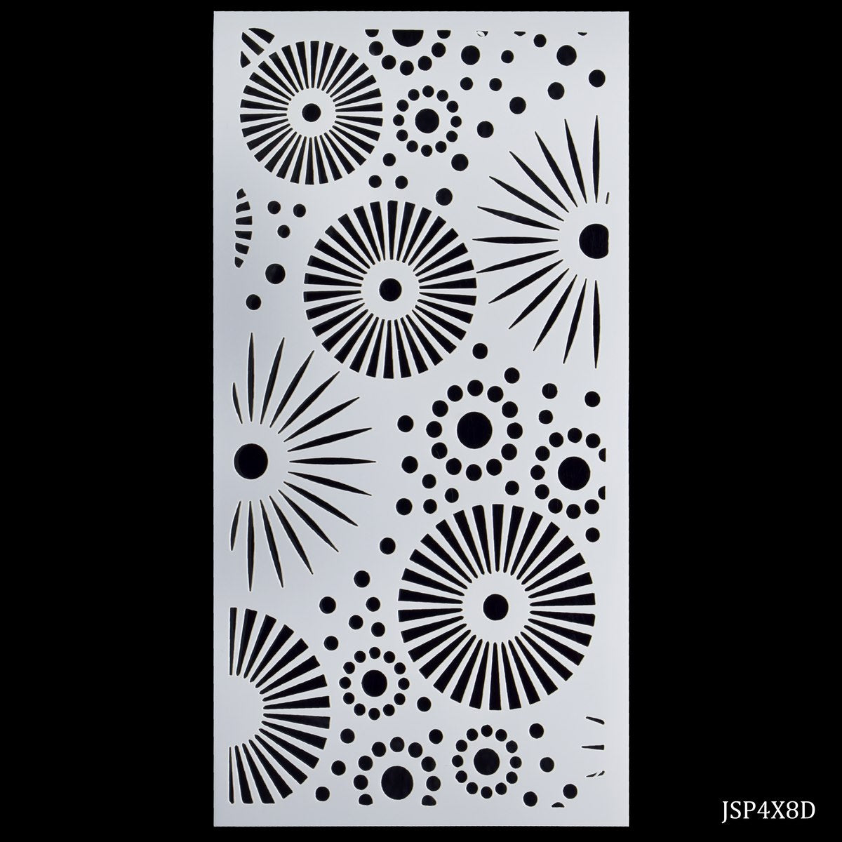 Gift To Love | Plastic Stencil | Size : 4 X 8 Inch | Code : JSP4X8D