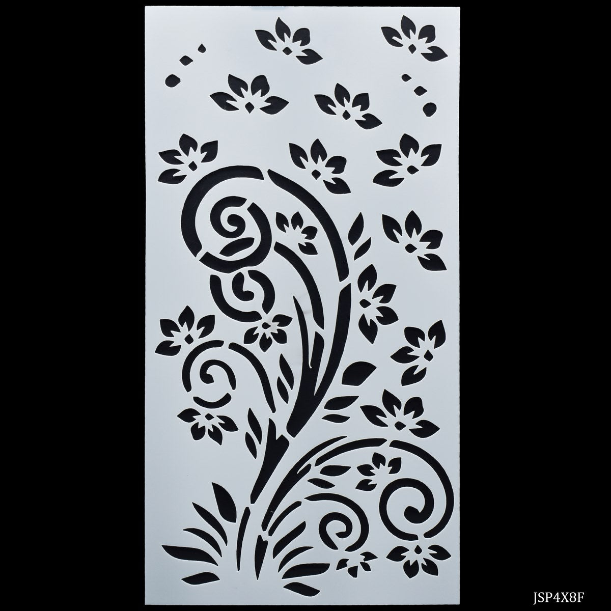 Gift To Love | Plastic Stencil | Size : 4 X 8 Inch | Code : JSP4X8F