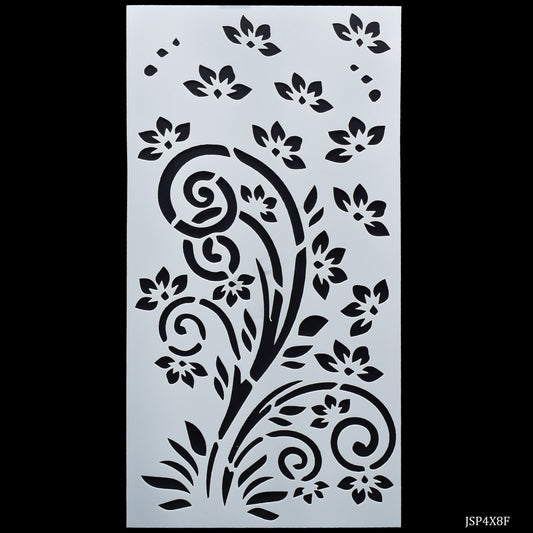 Gift To Love | Plastic Stencil | Size : 4 X 8 Inch | Code : JSP4X8F