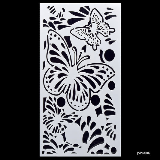 Gift To Love | Plastic Stencil | Size : 4 X 8 Inch | Code : JSP4X8G