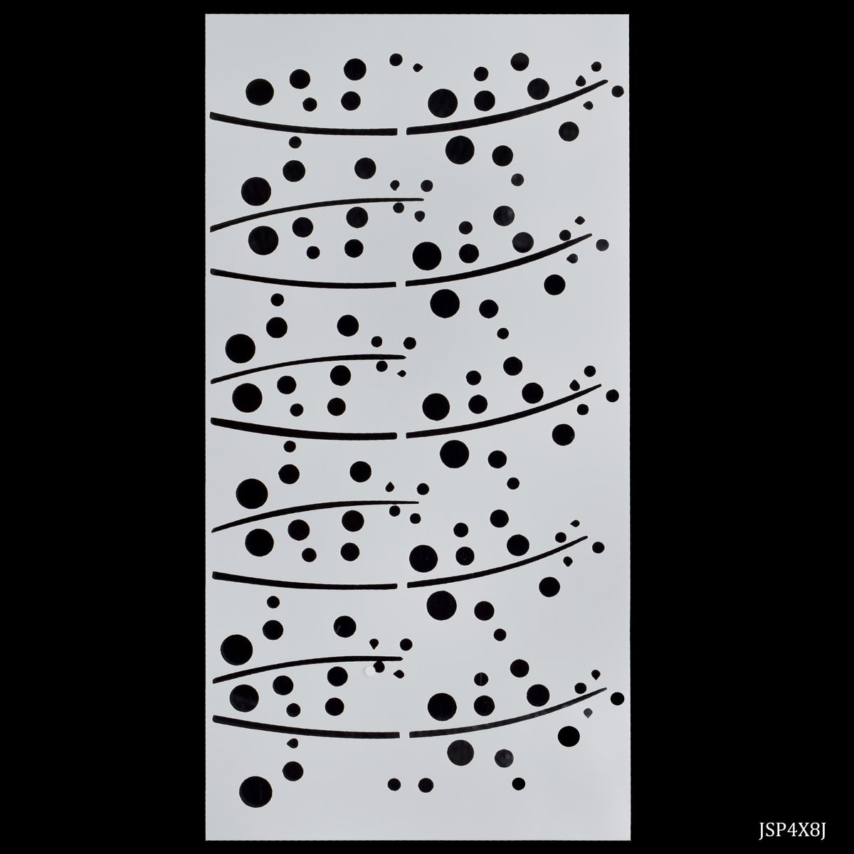 Gift To Love | Plastic Stencil | Size : 4 X 8 Inch | Code : JSP4X8J