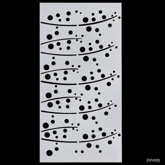 Gift To Love | Plastic Stencil | Size : 4 X 8 Inch | Code : JSP4X8J