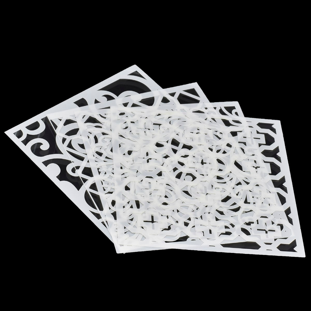 Gift To Love | Stencil Plastic | Size : 6 X 6 | Pcs : 4 Pcs Set | Code : JSP606