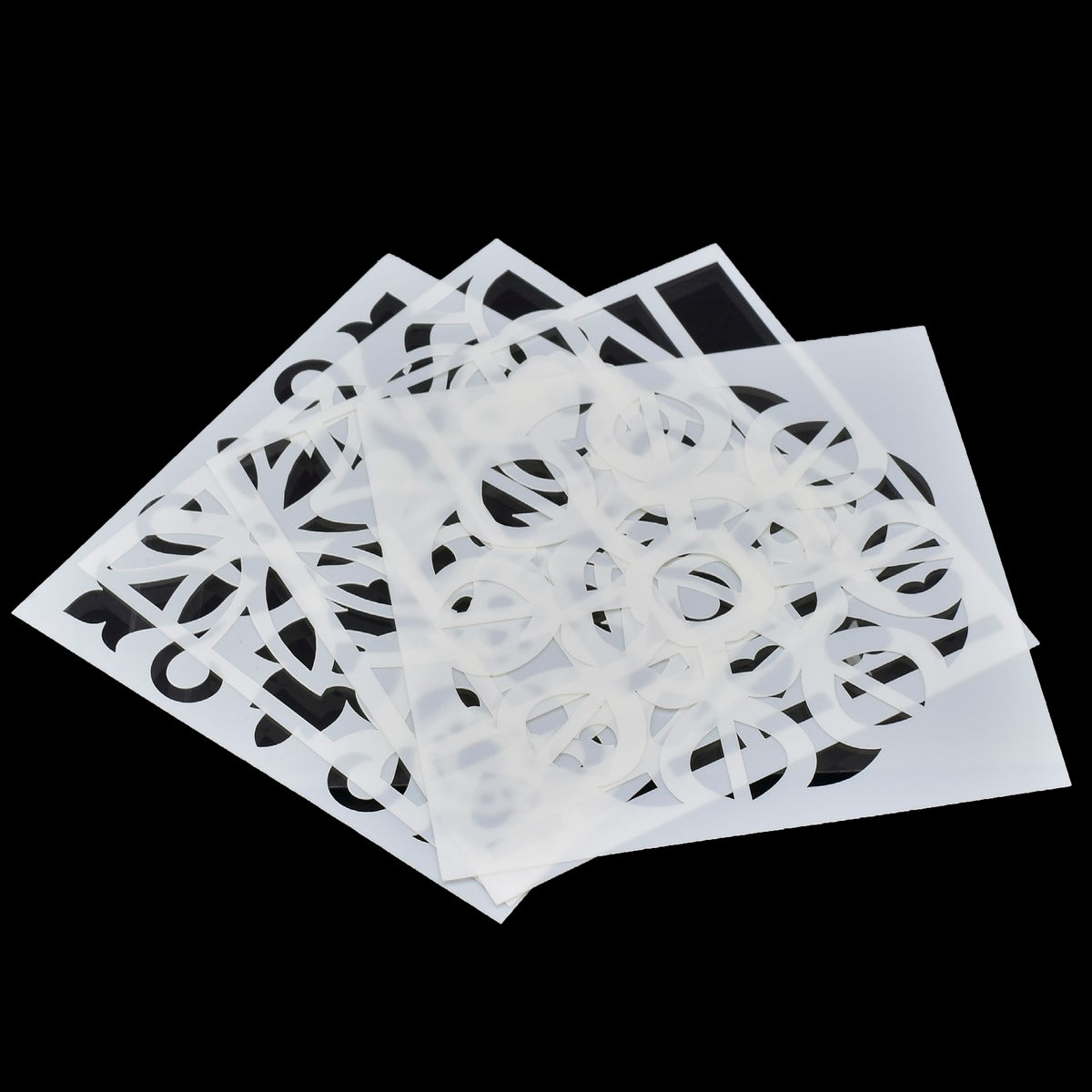 Gift To Love | Stencil Plastic | Size : 6 X 6 | Pcs : 4 Pcs Set | Code : JSP607
