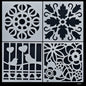 Gift To Love | Stencil Plastic | Size : 6 X 6 | Pcs : 4 Pcs Set | Code : JSP607