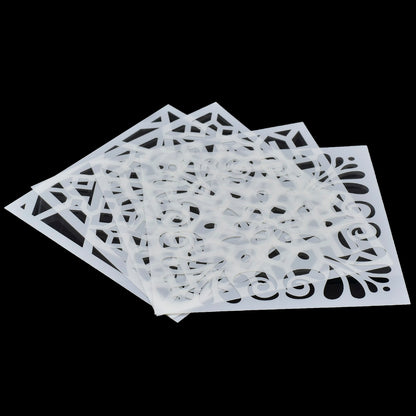 Gift To Love | Stencil Plastic | Size : 6 X 6 | Pcs : 4 Pcs Set | Code : JSP609