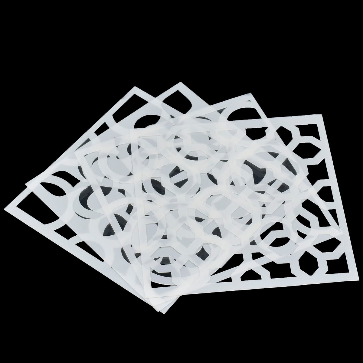 Gift To Love | Stencil Plastic | Size : 6 X 6 | Pcs : 4 Pcs Set | Code : JSP610