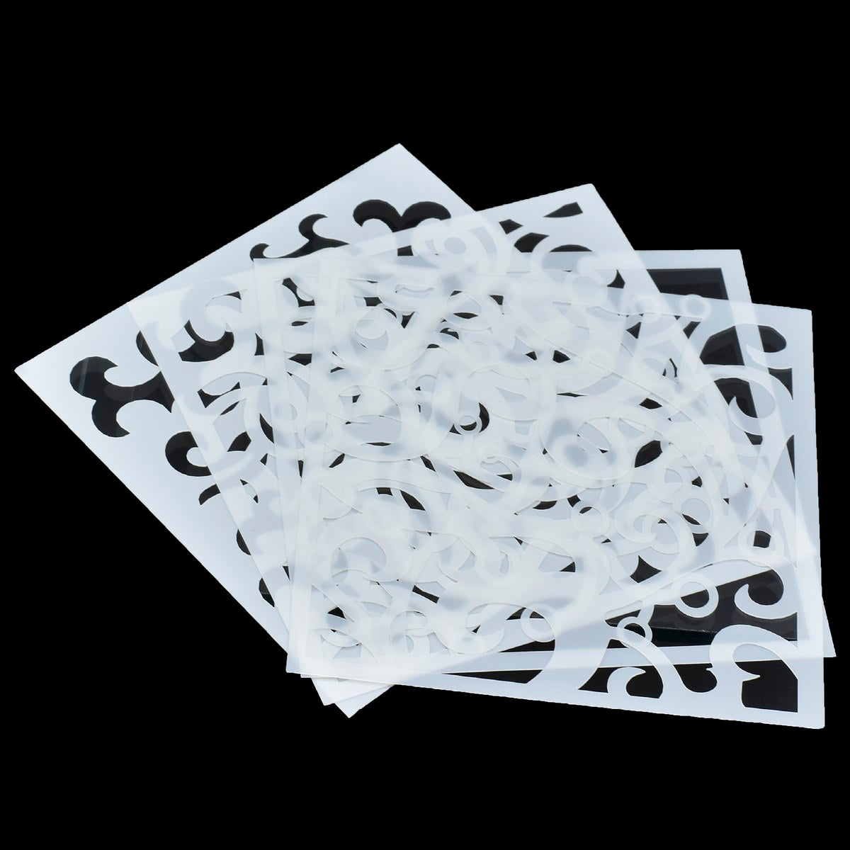 Gift To Love | Stencil Plastic | Size : 6 X 6 | Pcs : 4 Pcs Set | Code : JSP620
