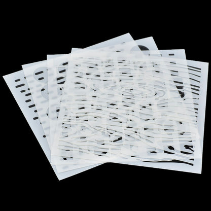 Gift To Love | Stencil Plastic | Size : 6 X 6 | Pcs : 4 Pcs Set | Code : JSP626