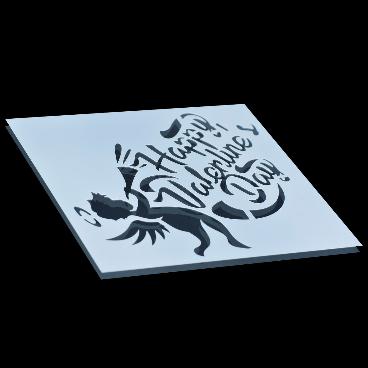 Gift To Love | Plastic Stencil | Size : 6 X 6 | Code : JSP6X6-10