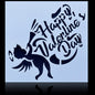 Gift To Love | Plastic Stencil | Size : 6 X 6 | Code : JSP6X6-10