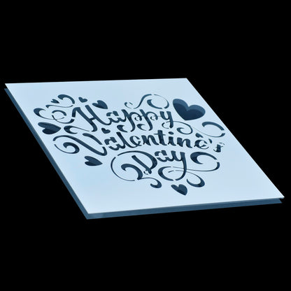 Gift To Love | Plastic Stencil | Size : 6 X 6 | Code : JSP6X6-12