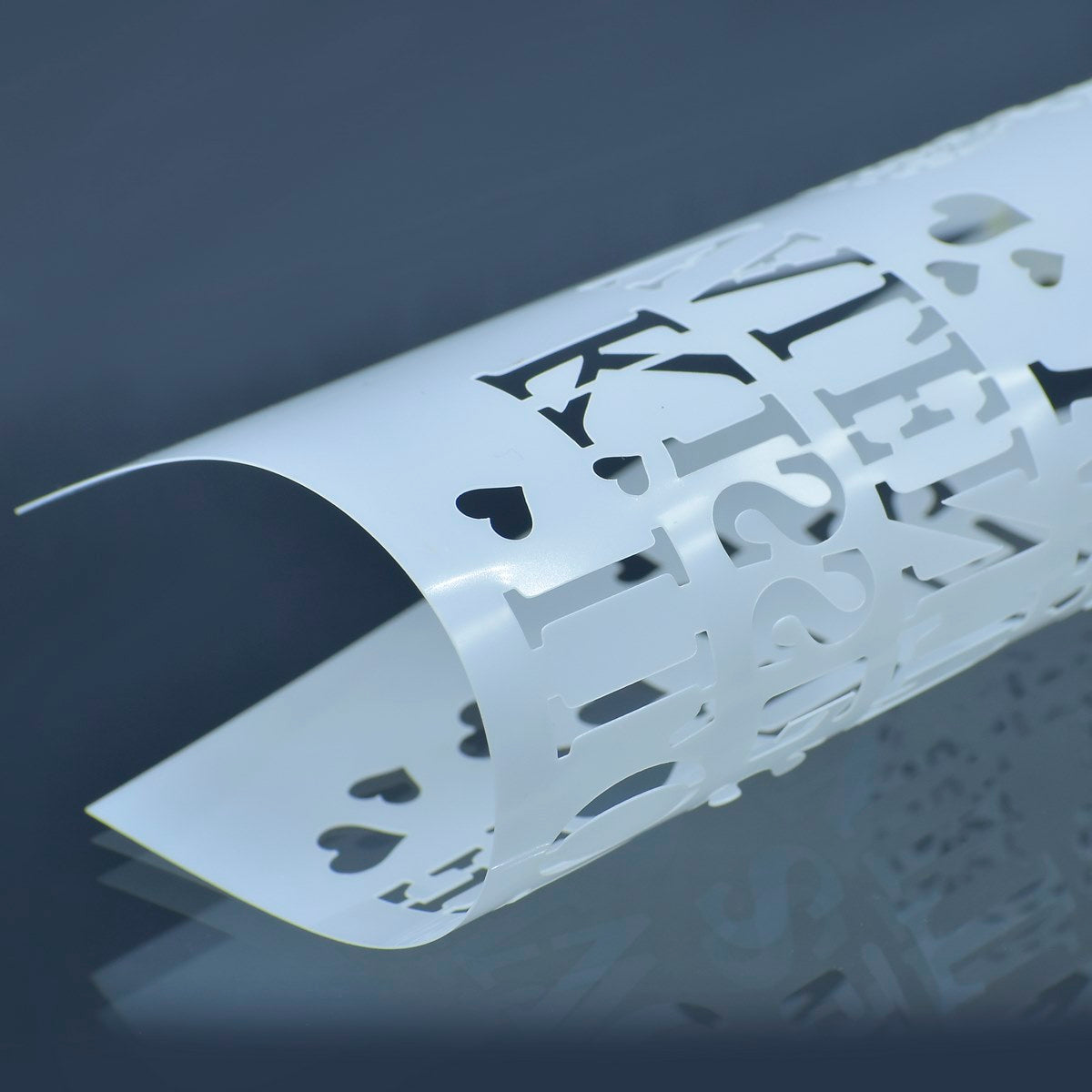 Gift To Love | Plastic Stencil | Size : 6 X 6 | Code : JSP6X6-14