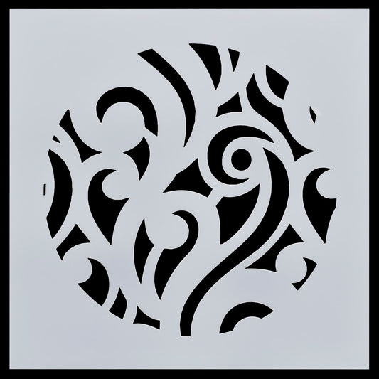 Gift To Love | Stencil Plastic | Size : 6 X 6 | Code : JSP6X6-27