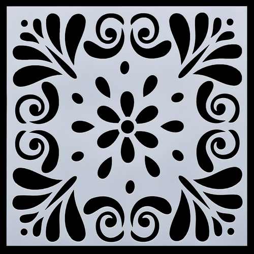 Gift To Love | Jags Stencil Plastic 6x6 1Pcs | Code : JSP6X6-31