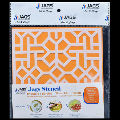 Gift To Love | Stencil Plastic | Size : 6 X 6 | Code : JSP6X6-33
