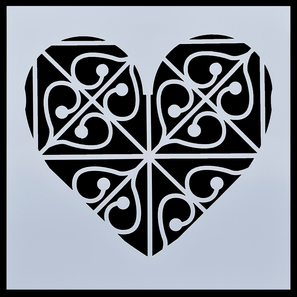 Gift To Love | Stencil Plastic | Size : 6 X 6 | Code : JSP6X6-37