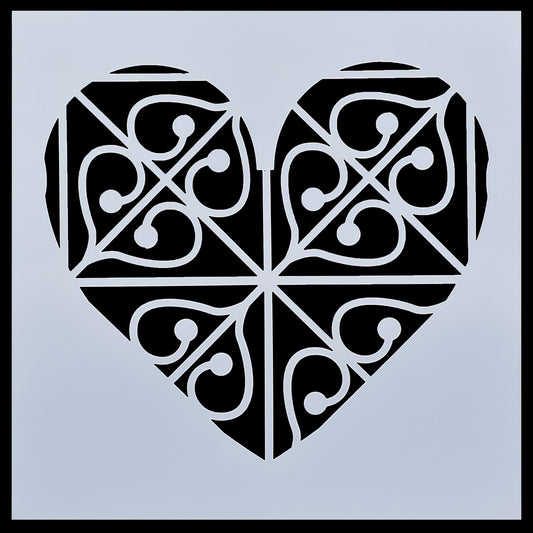 Gift To Love | Stencil Plastic | Size : 6 X 6 | Code : JSP6X6-37