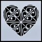 Gift To Love | Stencil Plastic | Size : 6 X 6 | Code : JSP6X6-37
