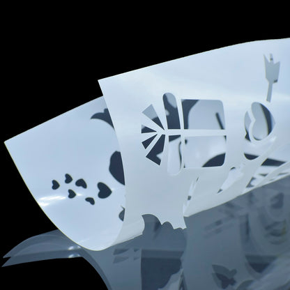 Gift To Love | Stencil Plastic | Size : 6 X 6 | Code : JSP6X6-9