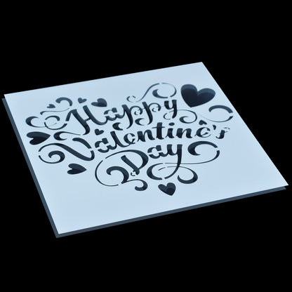 Gift To Love | Stencil Plastic | Size : 8 X 8 | Code : JSP8X8-12