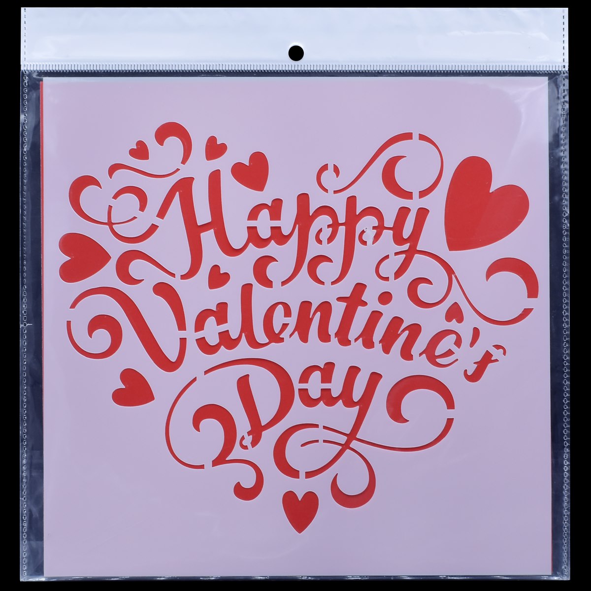 Gift To Love | Stencil Plastic | Size : 8 X 8 | Code : JSP8X8-12