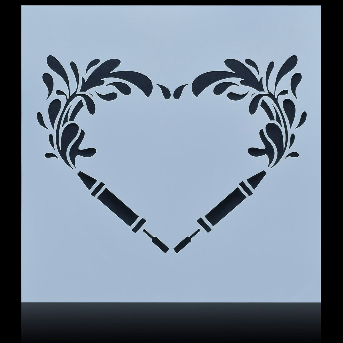 Gift To Love | Stencil Plastic | Size : 8 X 8 | Code : JSP8X8-1