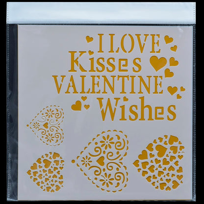 Gift To Love | Stencil Number 4 | Size : 8X8 | Code : JSP8X8-4