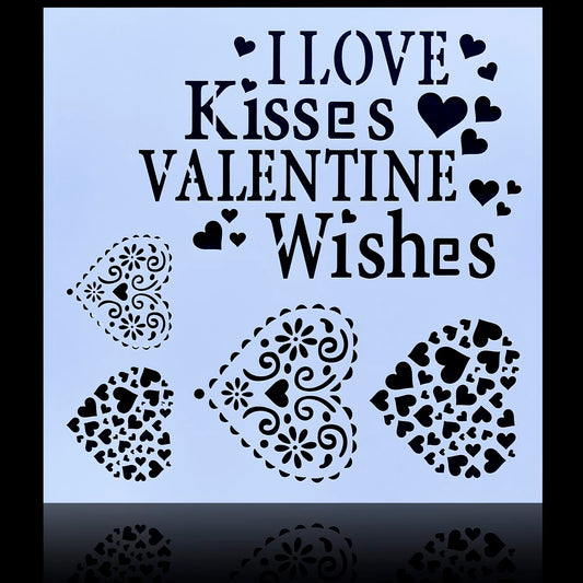 Gift To Love | Stencil Number 4 | Size : 8X8 | Code : JSP8X8-4