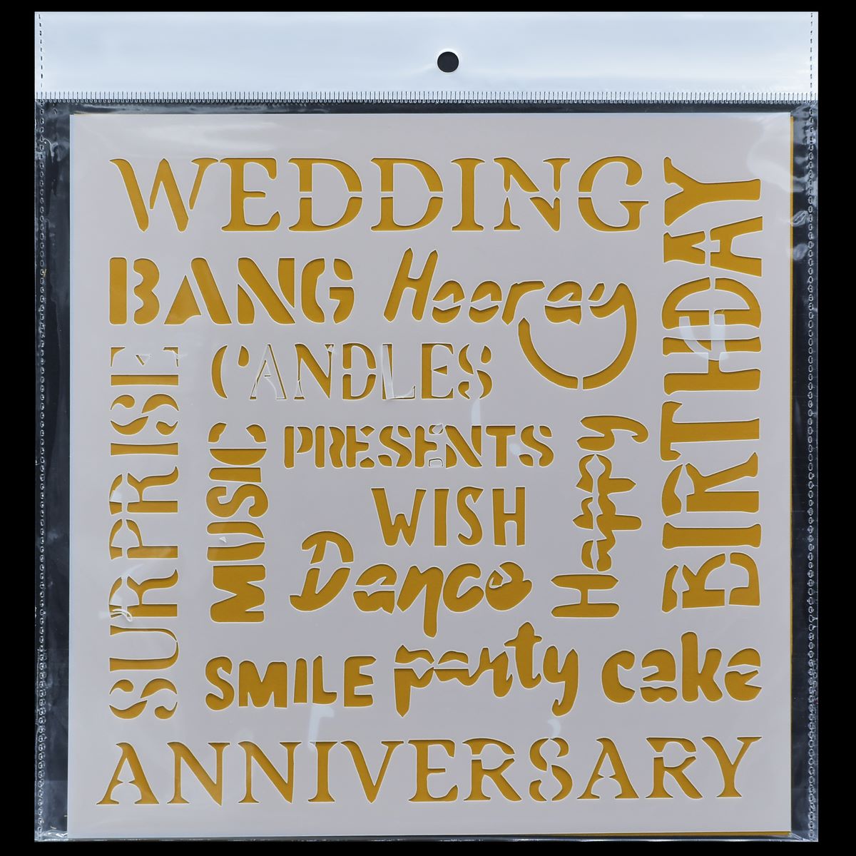 Gift To Love | Stencil Number 6 | Size : 8X8 | Code : JSP8X8-6