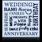 Gift To Love | Stencil Number 6 | Size : 8X8 | Code : JSP8X8-6