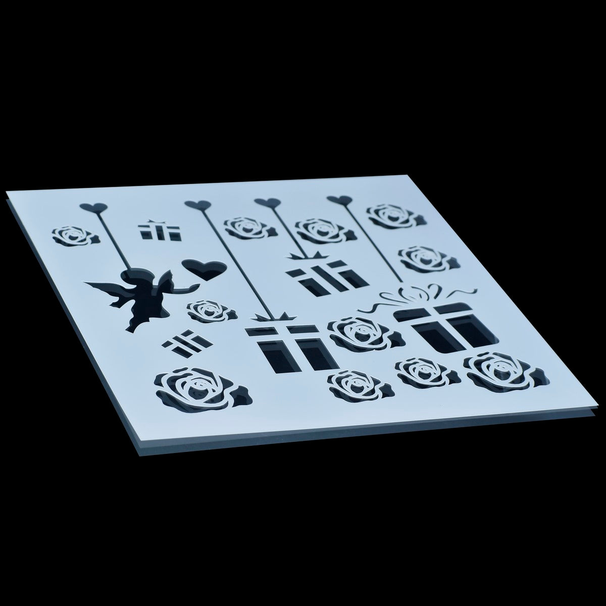 Gift To Love | Stencil Number 7 | Size : 8X8 | Code : JSP8X8-7