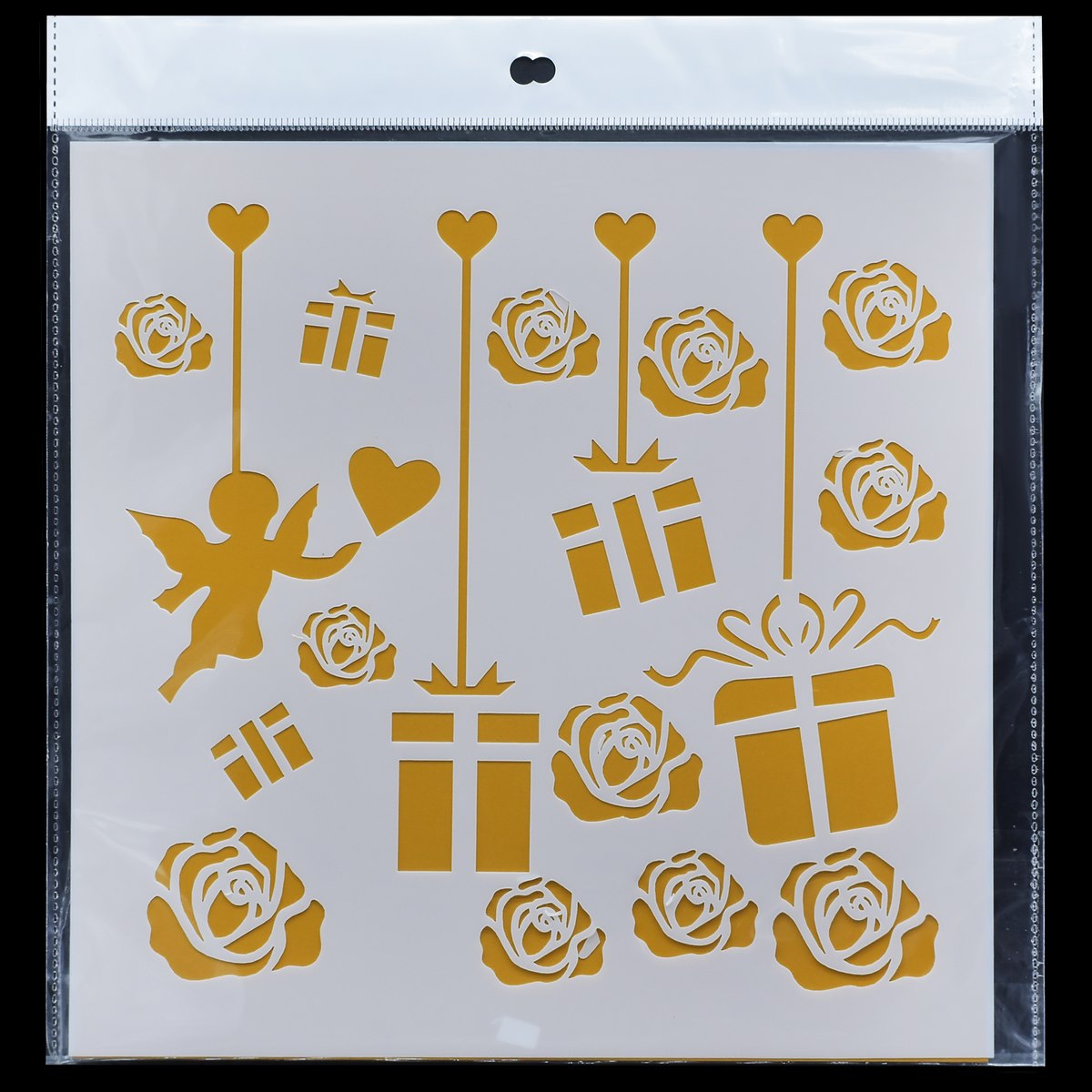 Gift To Love | Stencil Number 7 | Size : 8X8 | Code : JSP8X8-7