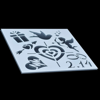 Gift To Love | Stencil Number 9 | Size : 8X8 | Code : JSP8X8-9